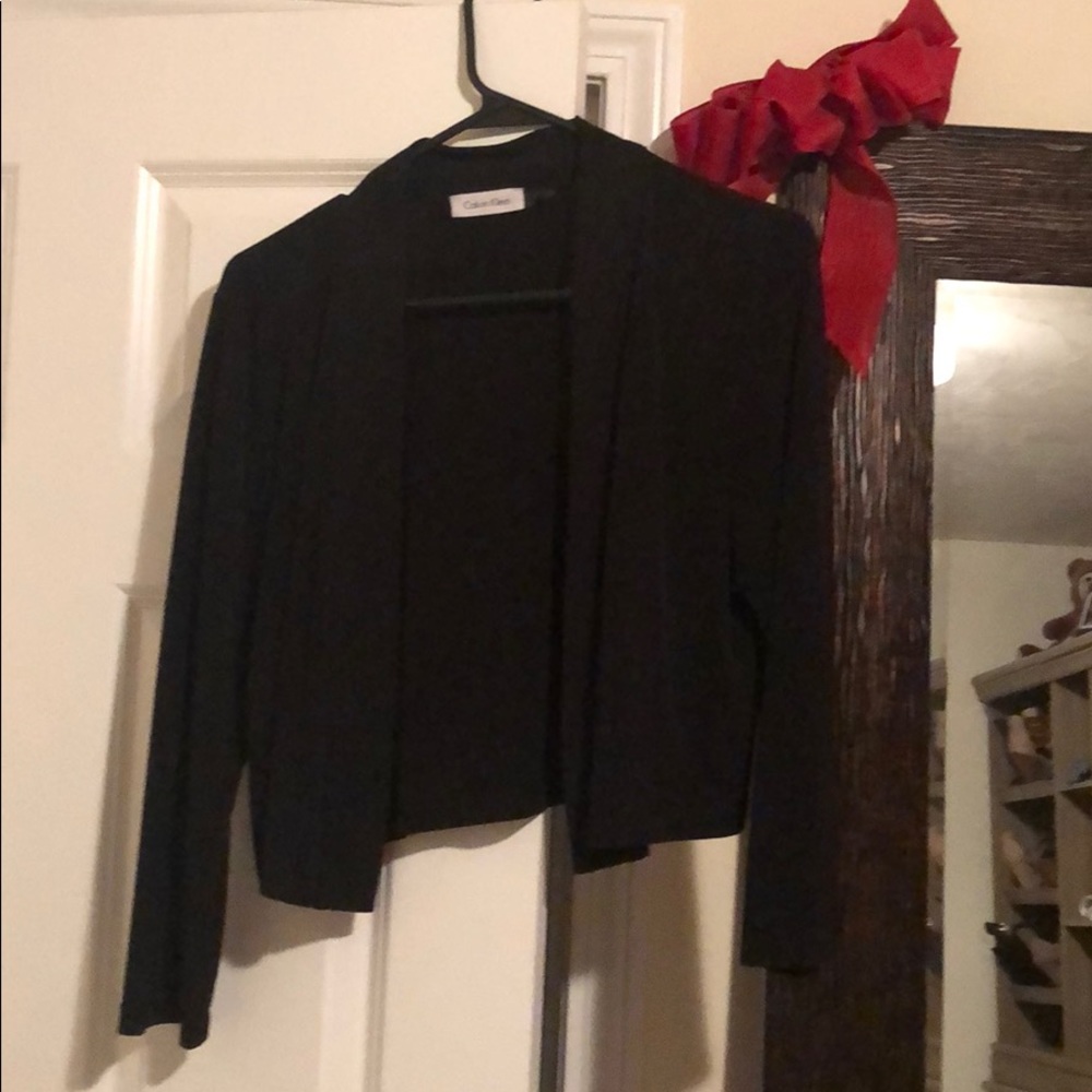 Black Calvin Klein cardigan